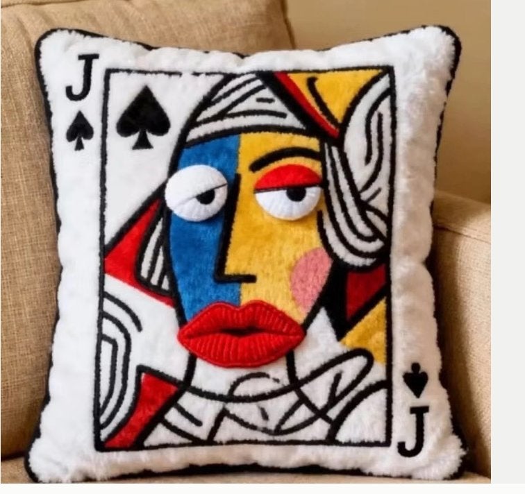 Schattige zachte speelkaarten kussens (35x40cm), Ophalen of Verzenden, Nieuw