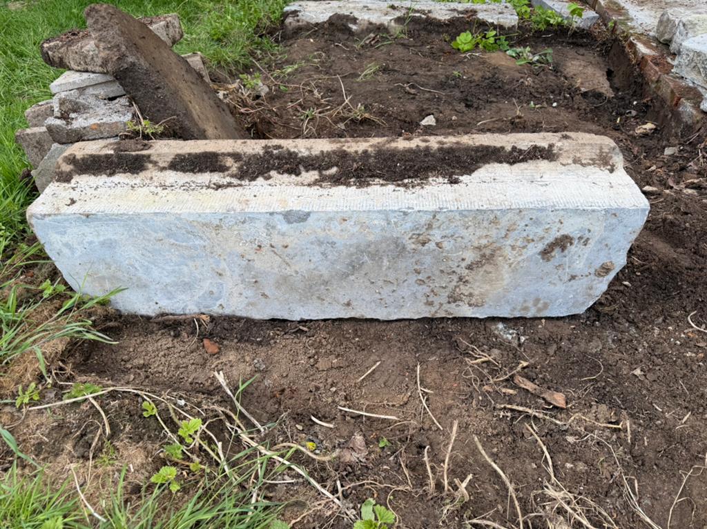Blauwe steen, Tuin en Terras, Ophalen, Gebruikt