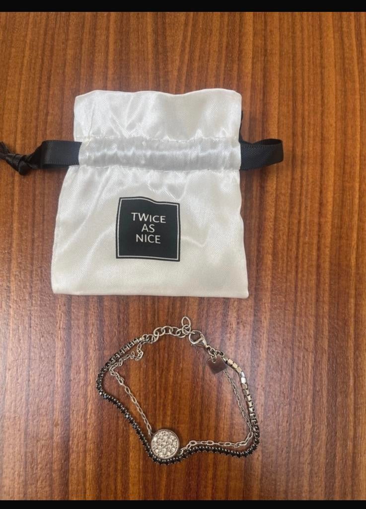 Armbandje twice as nice, Bijoux, Sacs & Beauté, Enlèvement ou Envoi, Comme neuf