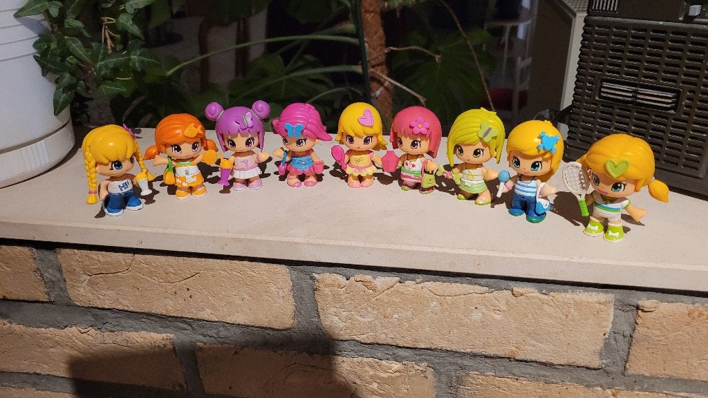 Lot de 9 poupées  Pinypon, Kinderen en Baby's, Ophalen of Verzenden, Gebruikt