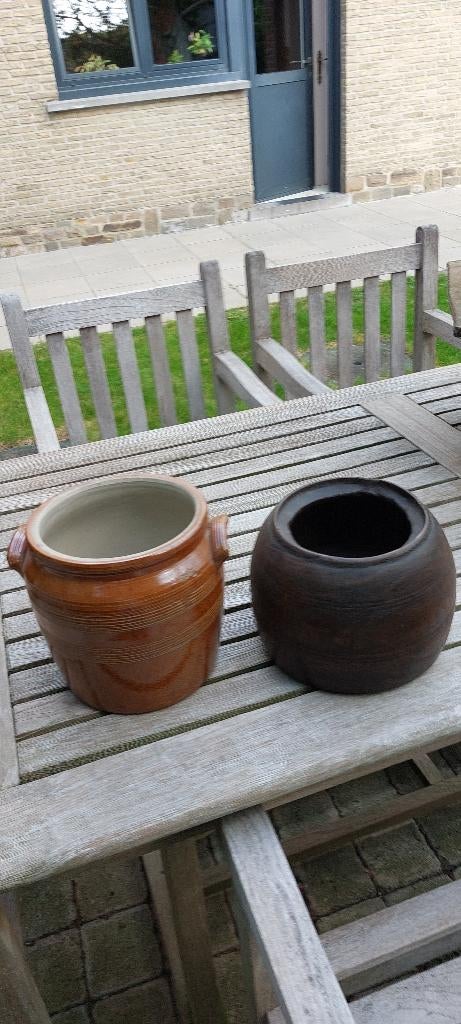 Bloempotten voor buiten (in steen), Ophalen, Gebruikt, Steen, Balkon