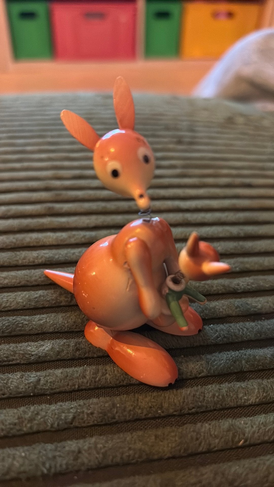 Gaula kangoeroe met bobblehead, Ophalen, Gebruikt