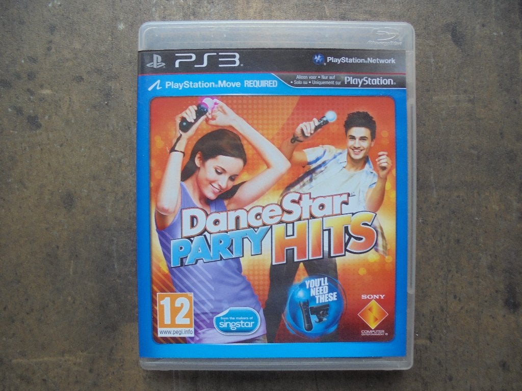 DanceStar Party Hits voor PS3 (zie foto's), Consoles de jeu & Jeux vidéo, Enlèvement ou Envoi, À partir de 12 ans, Musique, Utilisé
