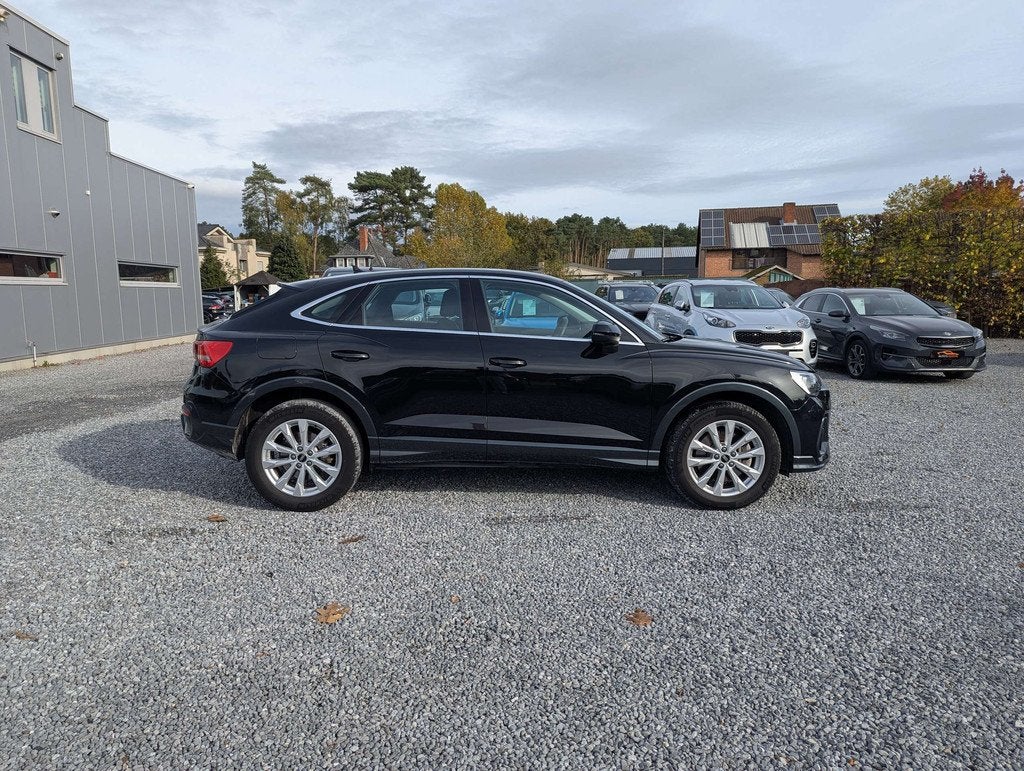 Audi Q3 45 TFSIe PHEV Sportback | LEER | BLIND SPOT | NAVI, Autos, Audi, 32 g/km, Achat, Entreprise, Noir