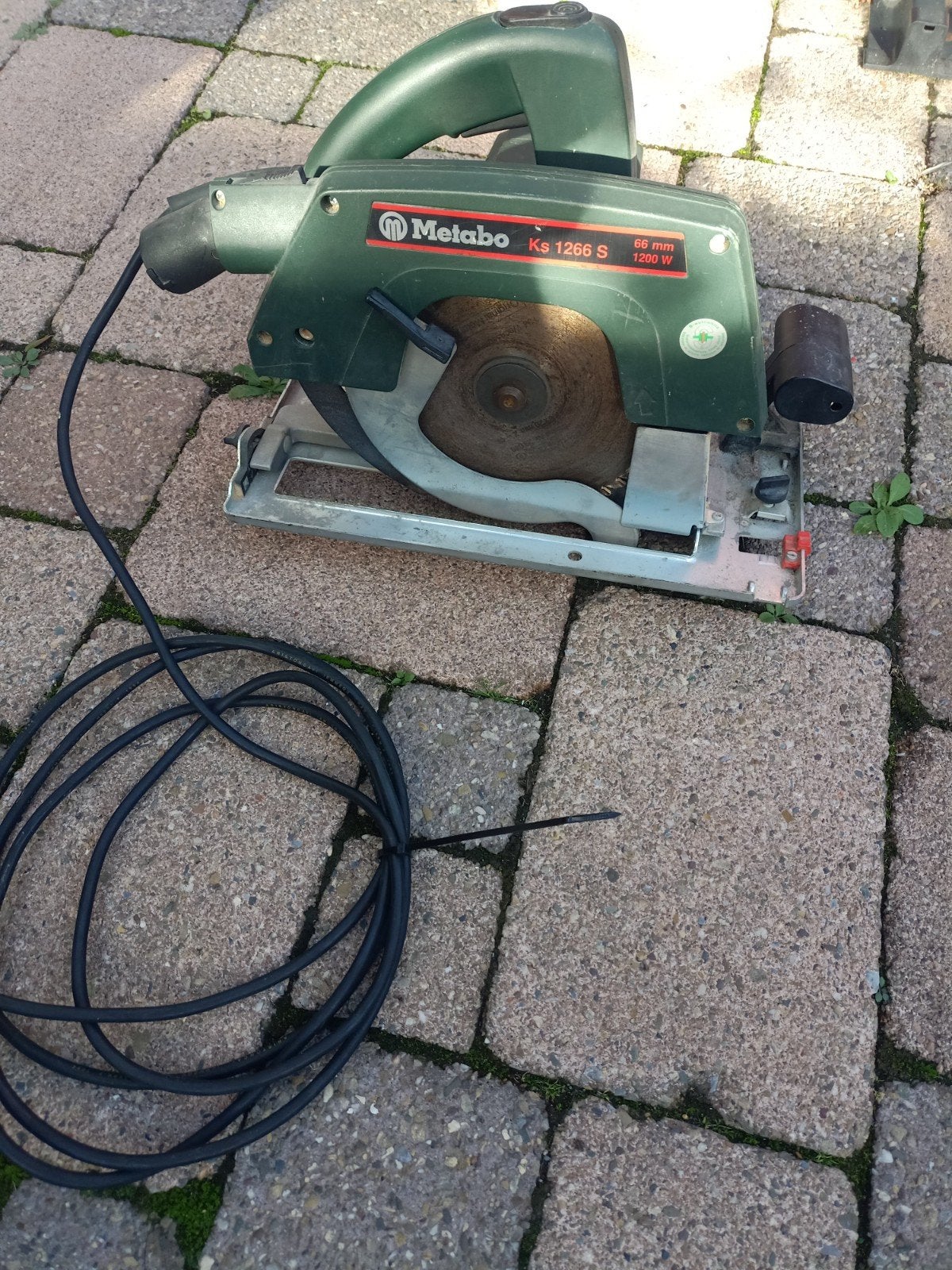 Metabo Ks 1266 S cirkelzaag, Enlèvement, Utilisé, Scie circulaire