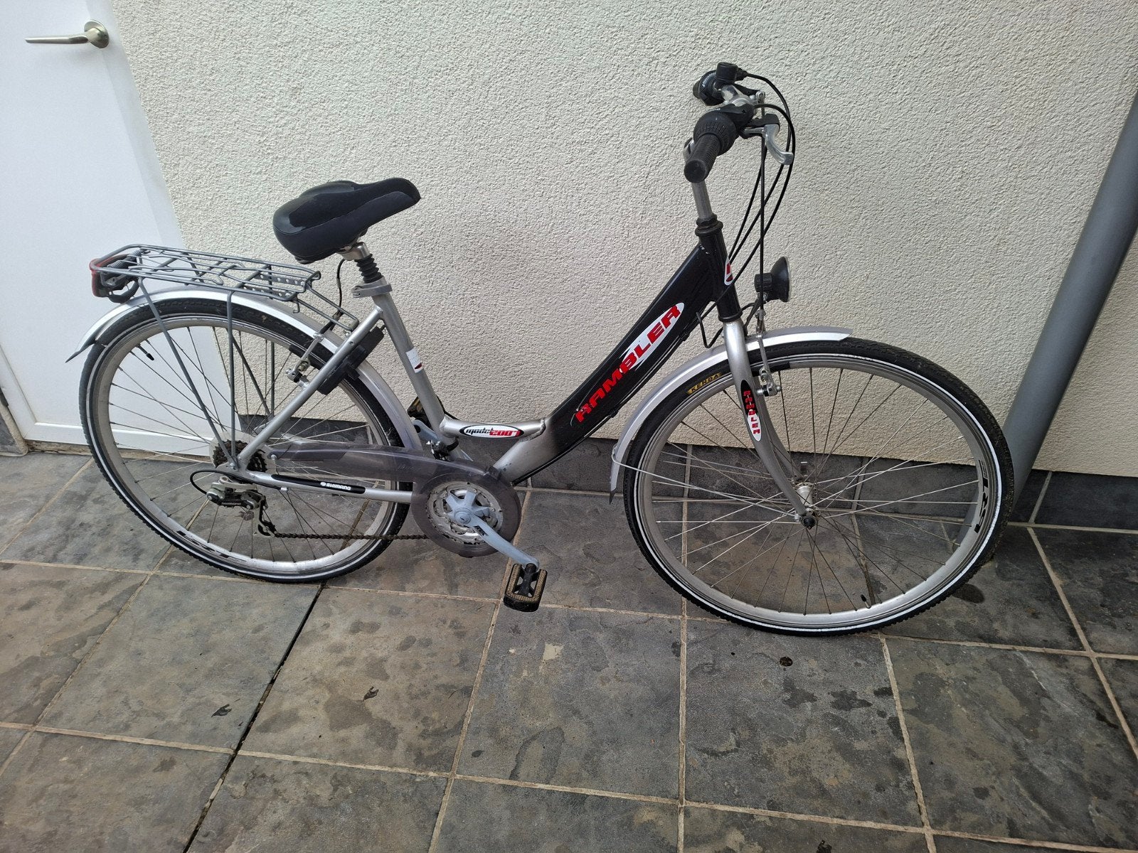 dames fiets, Fietsen en Brommers, Ophalen, Gebruikt, Velgrem, 47 tot 50 cm