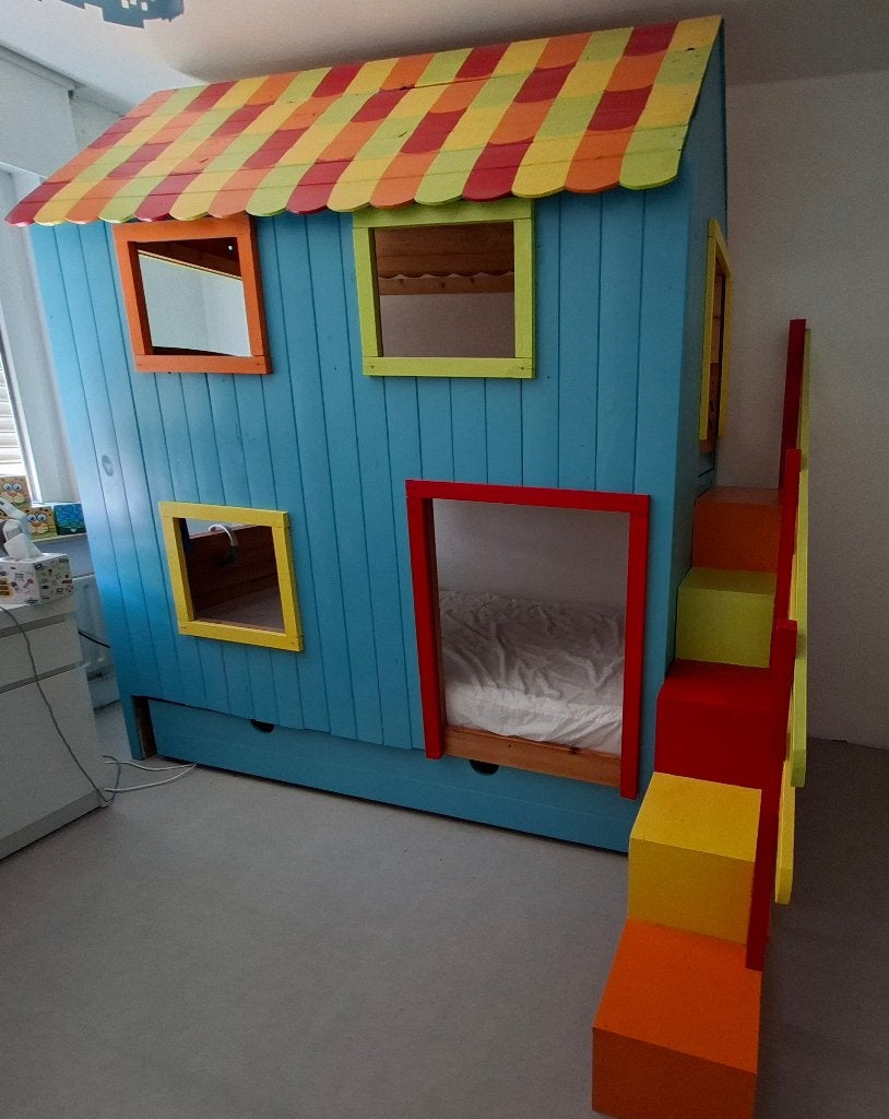 Stapelbedden in de cabine, Ophalen, Gebruikt, Stapelbed