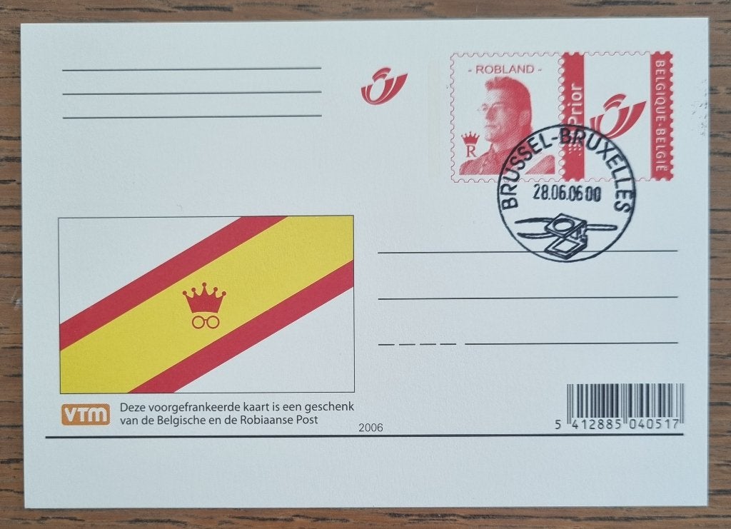 Carte postale Robland Robian Post 2006 PRIOR, Envoi, 1980 à nos jours