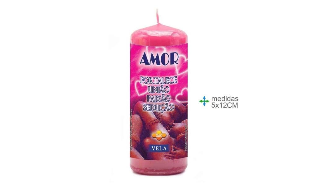 Rituele kaars Amor Love Candle 12x4,5 cm, Verzenden, Nieuw, Kaars