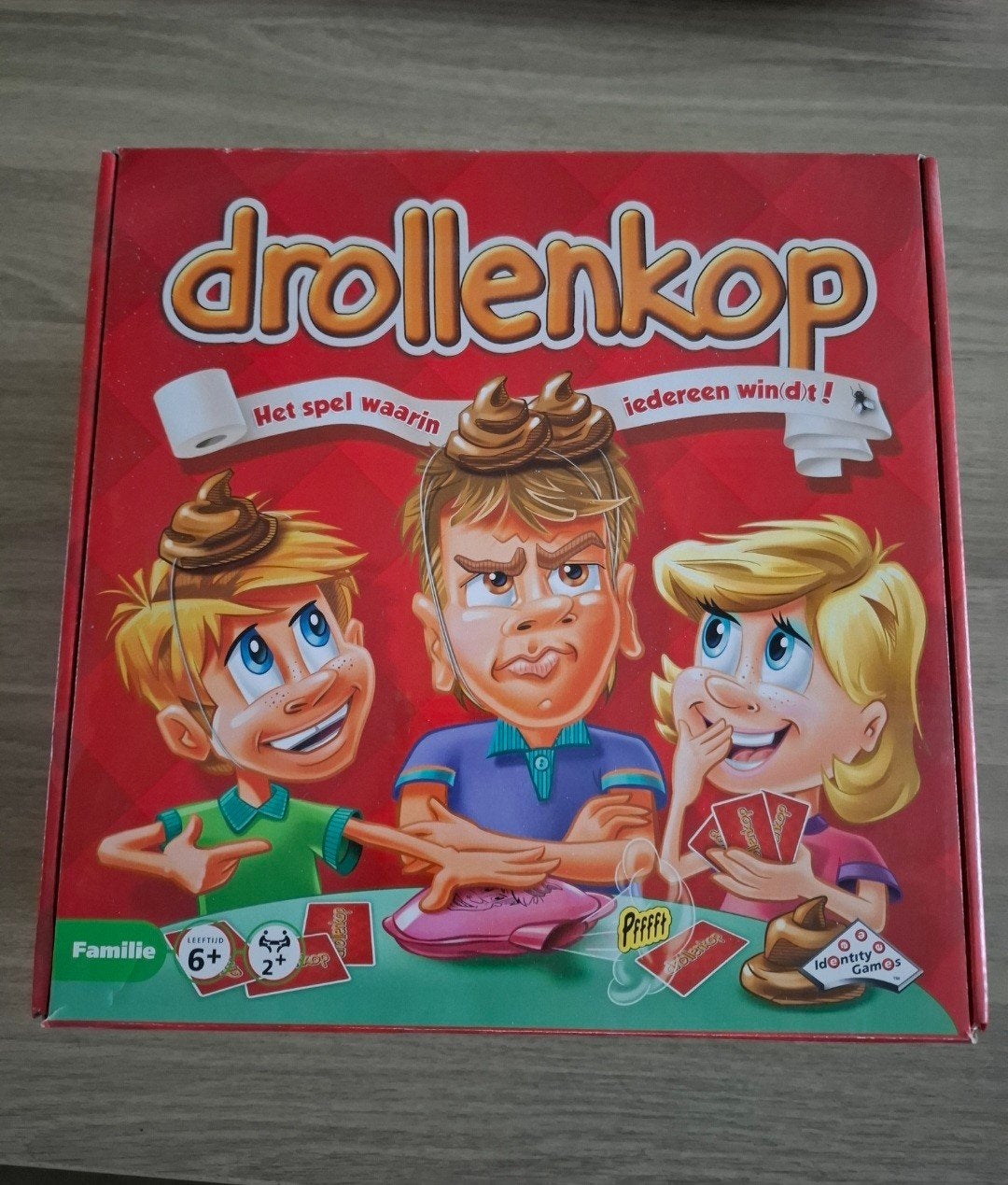 Hilarische spel Drollenkop, Ophalen of Verzenden, Zo goed als nieuw