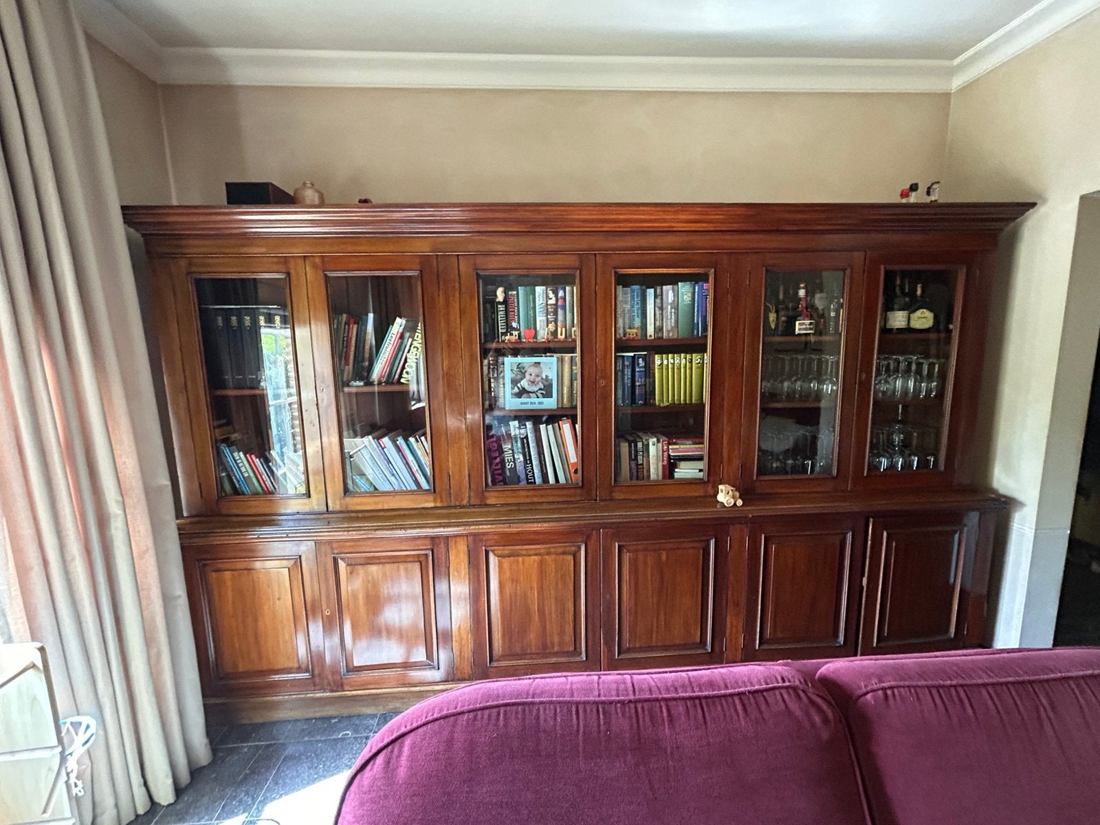 Armoire Bibliothèque, Maison & Meubles, 25 à 50 cm, Avec porte(s), 200 cm ou plus, Enlèvement