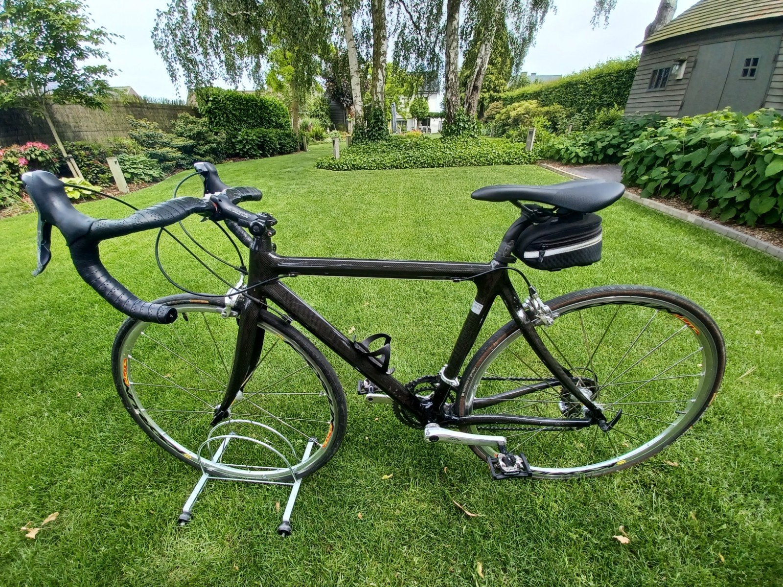 Koersfiets in carbon, Fietsen en Brommers, Ophalen
