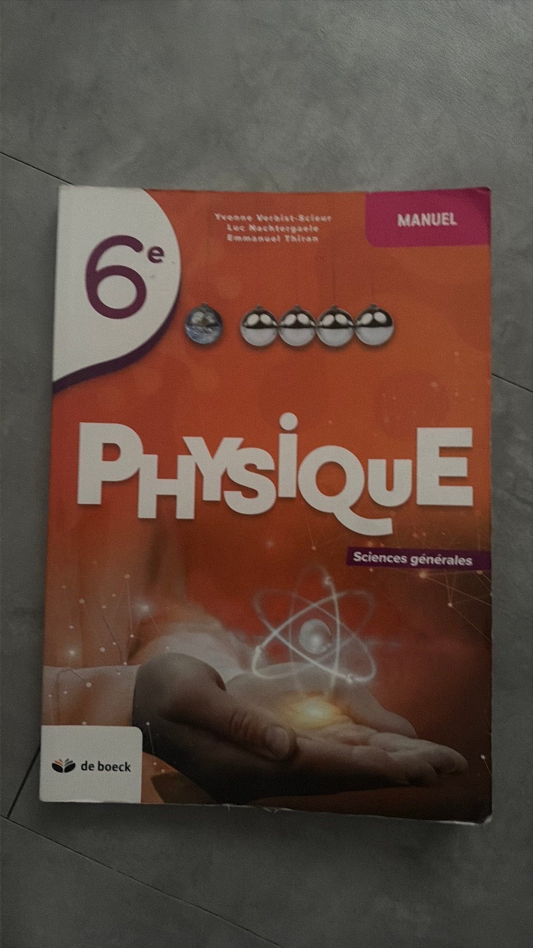 Livre physique, Enlèvement, Comme neuf, Secondaire, Physique