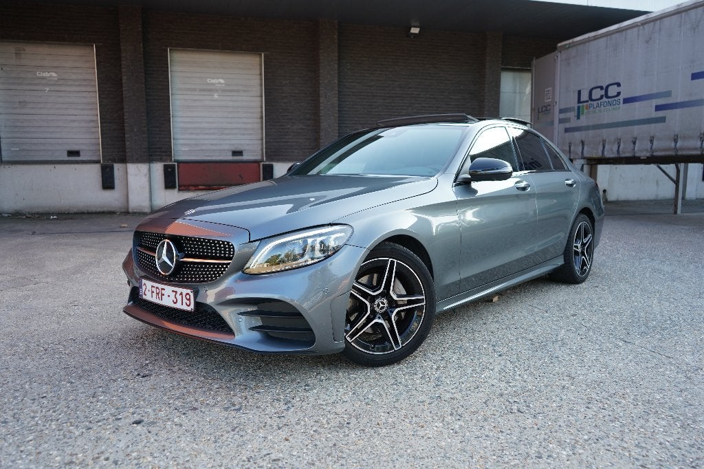 Pack Mercedes C180 AMG - PANO - BURMESTER - CAMÉRA 360, Autos, Noir, Automatique, Particulier, 1595 cm³