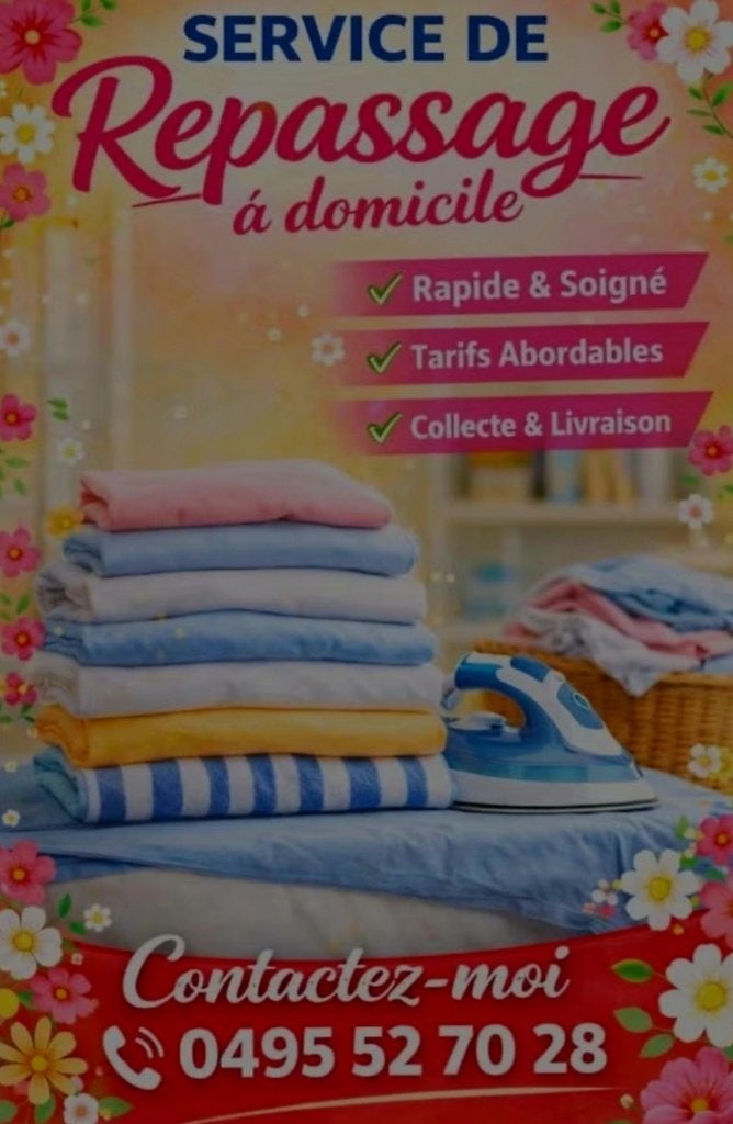 Repassage à domicile, Vacatures, Vacatures | Thuiswerk