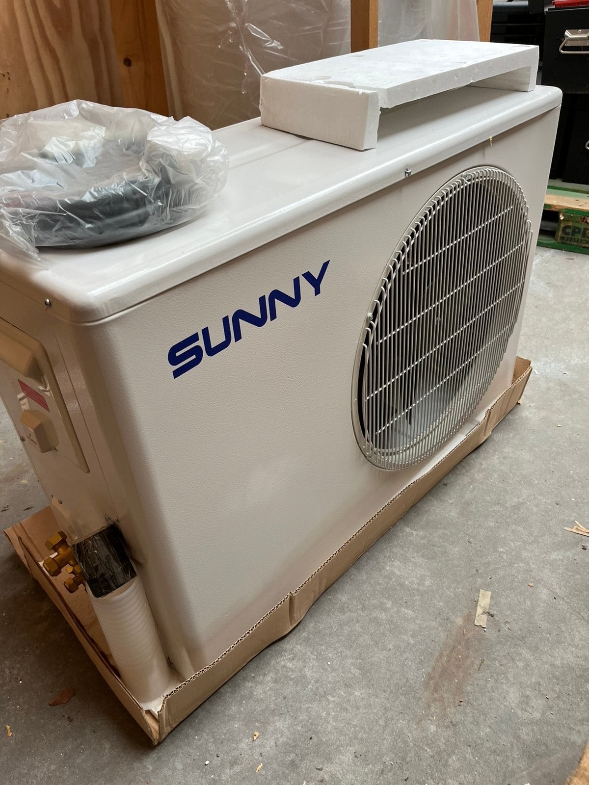 Sunny airco split 18000btu  OPGELET GEEN AFSTANDSBEDIENING, Ophalen, Zo goed als nieuw, Afstandsbediening