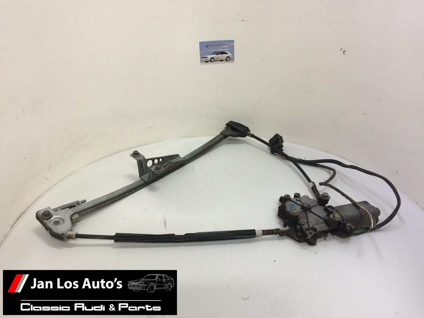 Raammechaniek rechtsvoor elek Audi 80 B3 ('86-'91) 893959802, Gebruikt, -, -, -