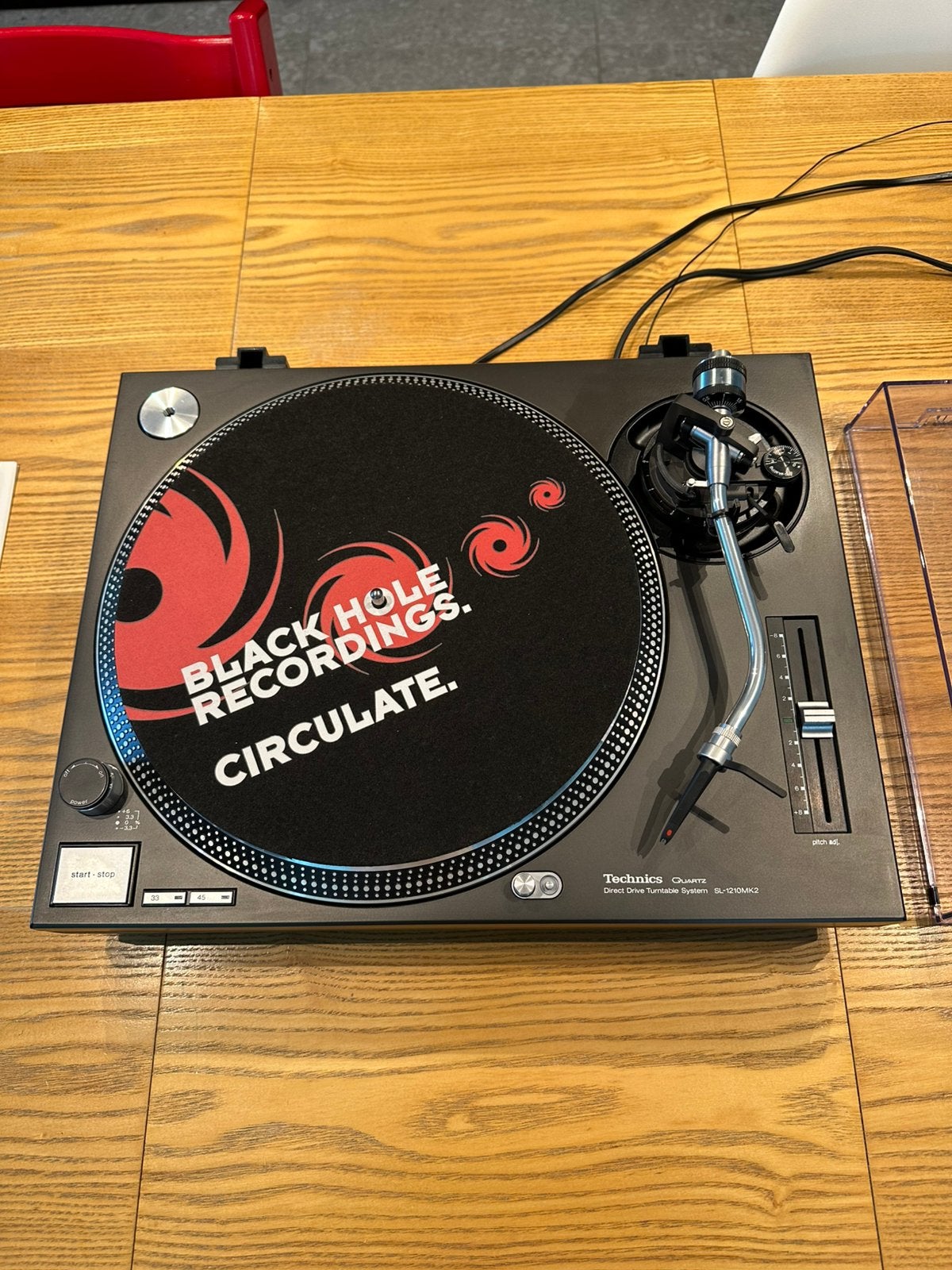 Technics SL1210 MK2 Platenspeler, Ophalen, Pitch-regelaar, Zo goed als nieuw, Platenspeler