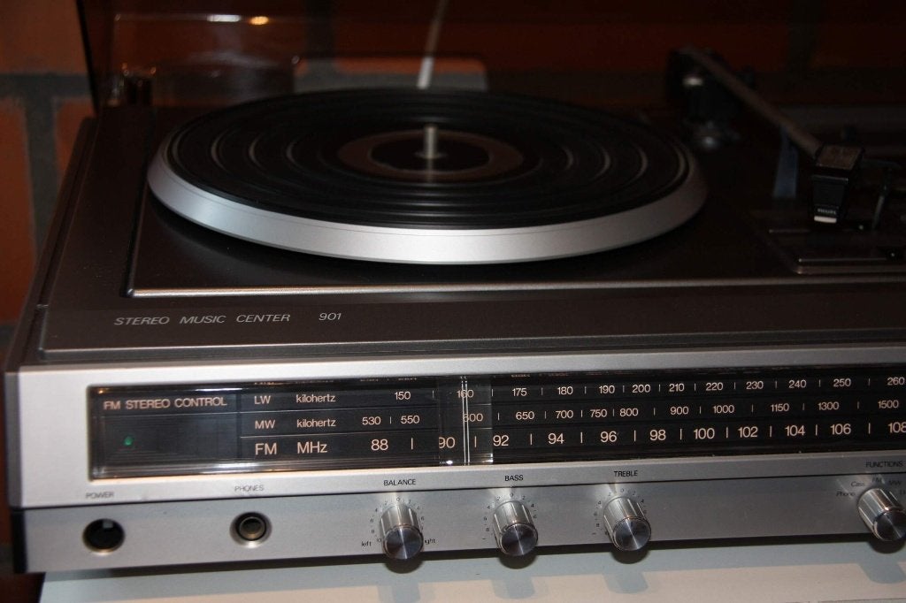 Philips vintage stereo combinatie, Audio, Tv en Foto, Ophalen, Gebruikt, Cassettedeck, Philips