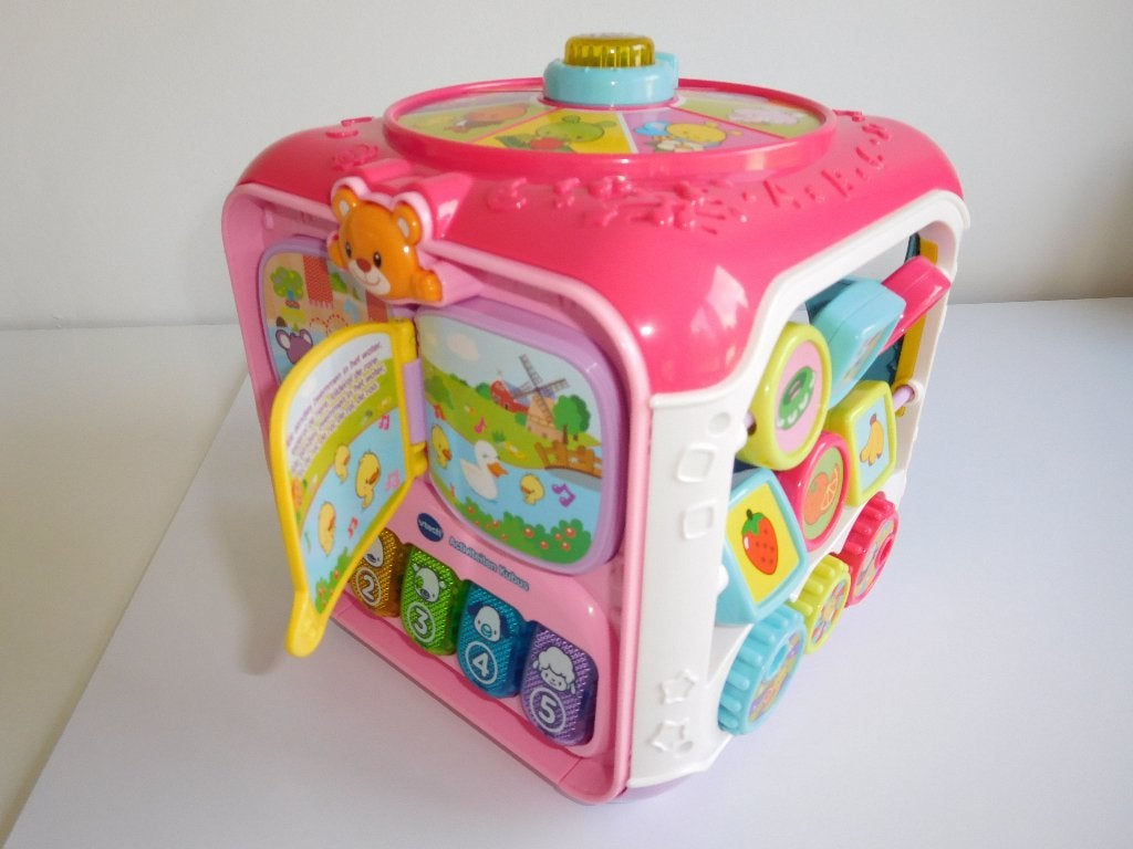 Te koop: v tech kubus met verschillende functies, Ophalen, Zo goed als nieuw, Met licht