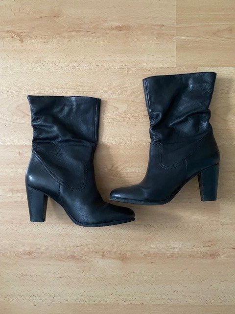 laarzen dames 41 leer, Zwart, Nieuw, Ophalen of Verzenden, SPM shoes & boots