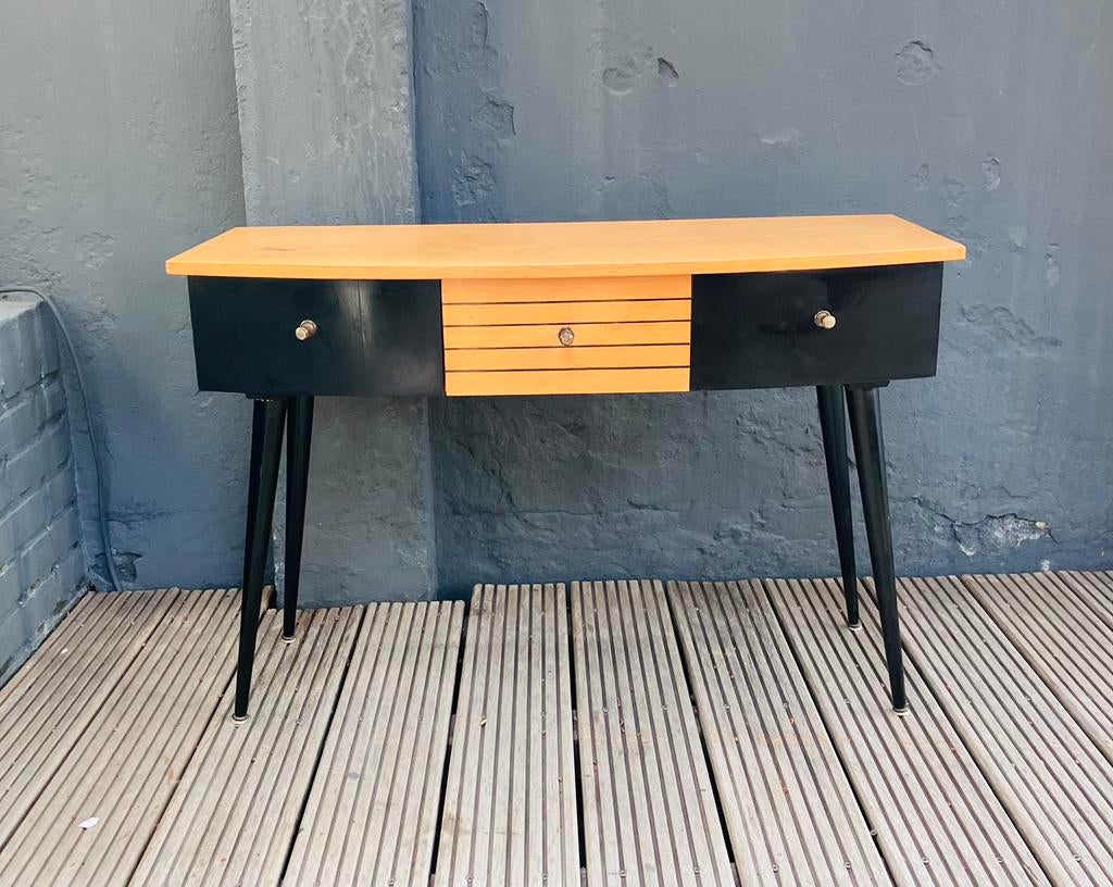 Vintage ladekast / kaptafel / kast, 3 ou 4 tiroirs, 25 à 50 cm, Moins de 100 cm, Vintage