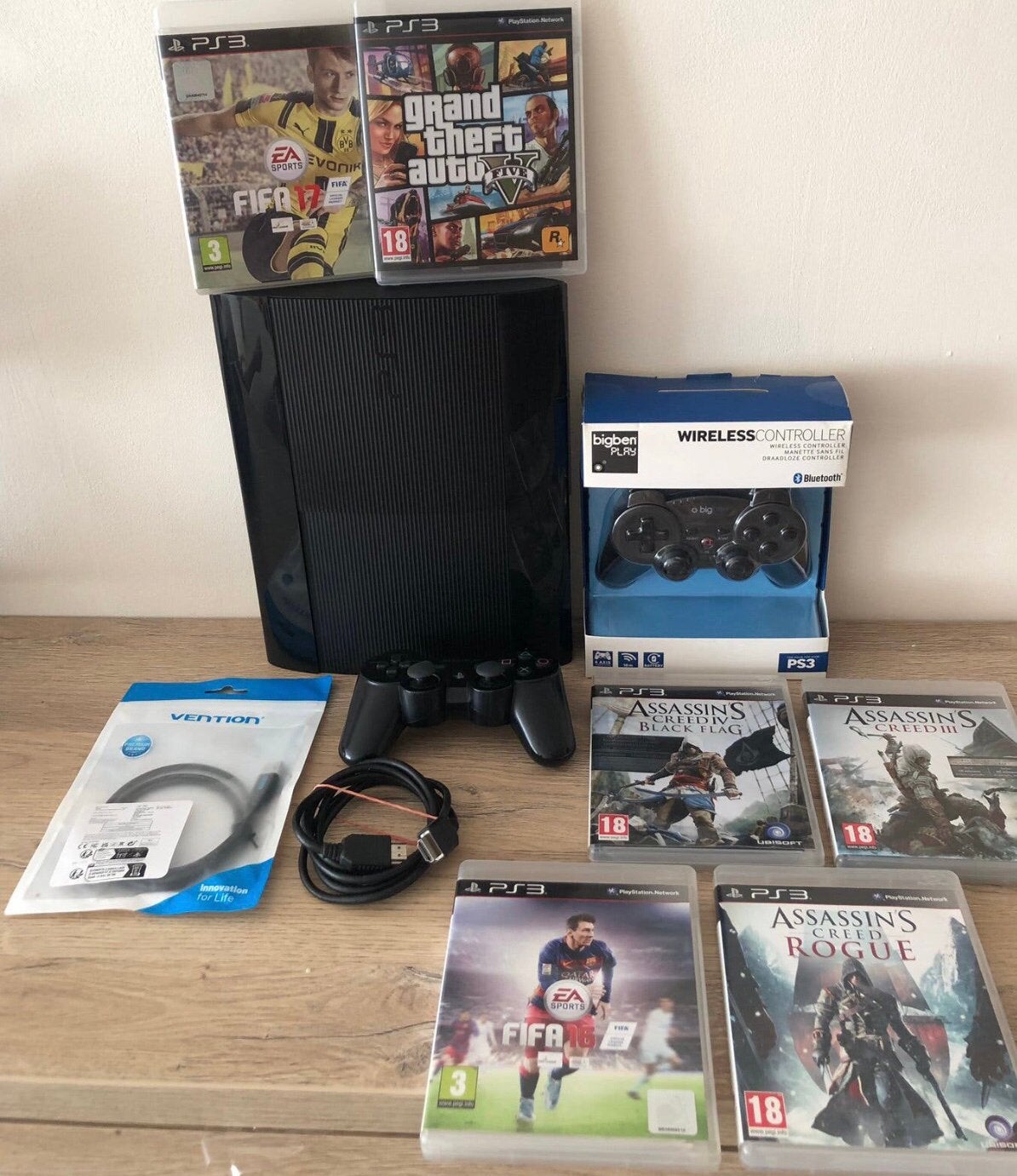 Ps3 superslim 500 gb met 6 games, Consoles de jeu & Jeux vidéo, Consoles de jeu | Sony PlayStation 3, Super Slim, Comme neuf, Enlèvement
