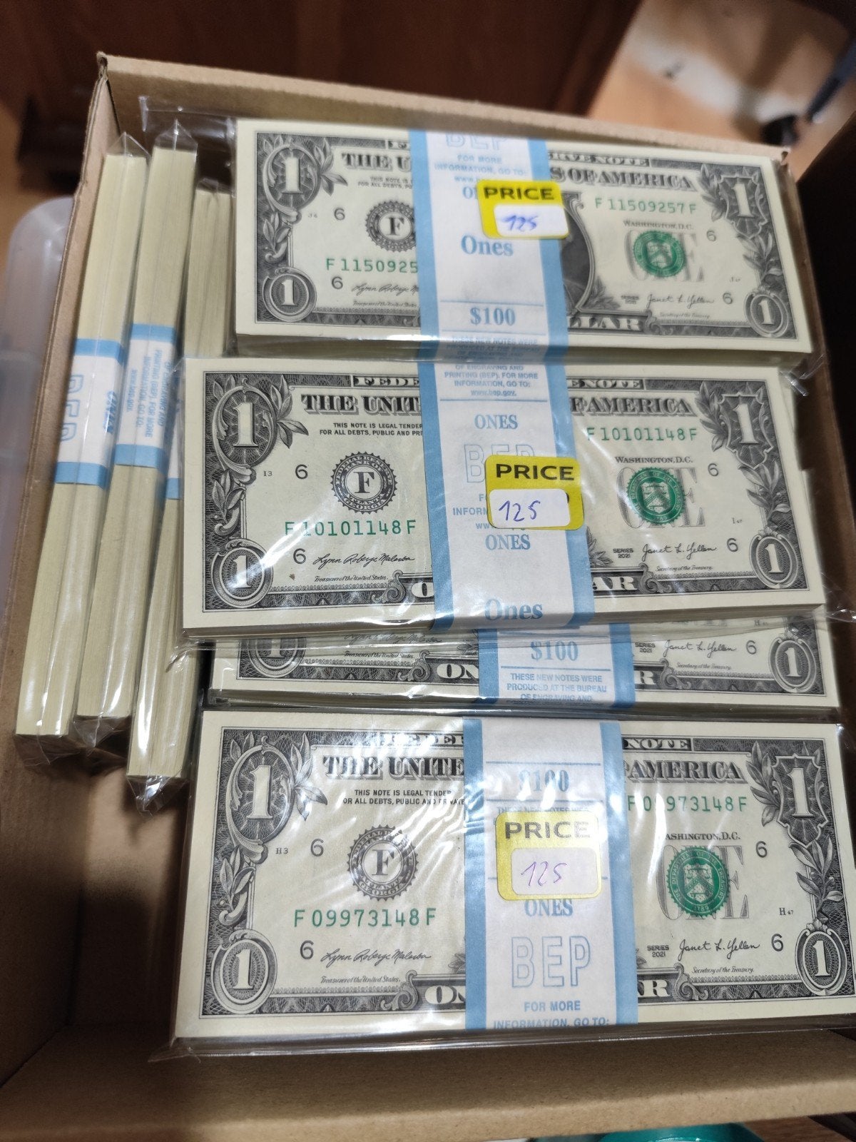 te koop volle bundels van usa 1 dollar 2021, Postzegels en Munten, Bankbiljetten | Amerika, Ophalen of Verzenden, Noord-Amerika