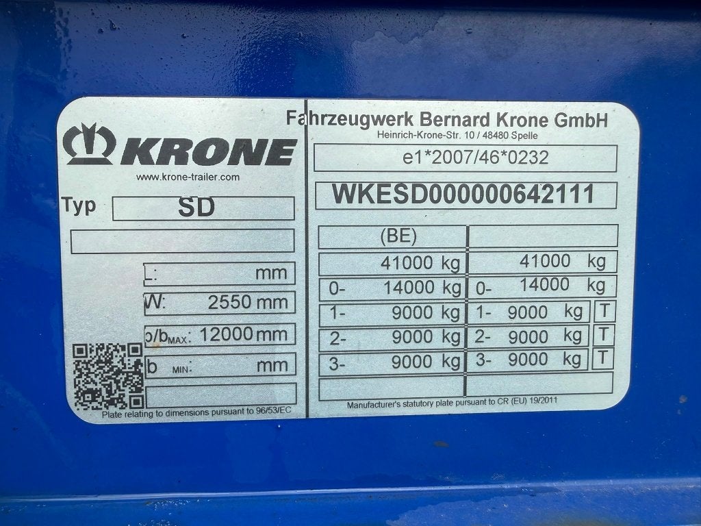 Krone  bpw assen en drumbrakes (Stock ID 42111) — 7