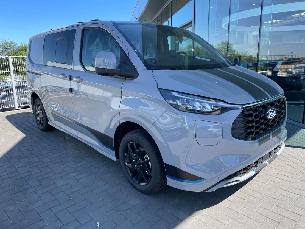 Ford Transit Custom Dubbel Cabin 2.5PHEV 232PK Sport SWB L1, Auto's, Ford, Bedrijf, Te koop, Transit, 360° camera, ABS, Adaptive Cruise Control