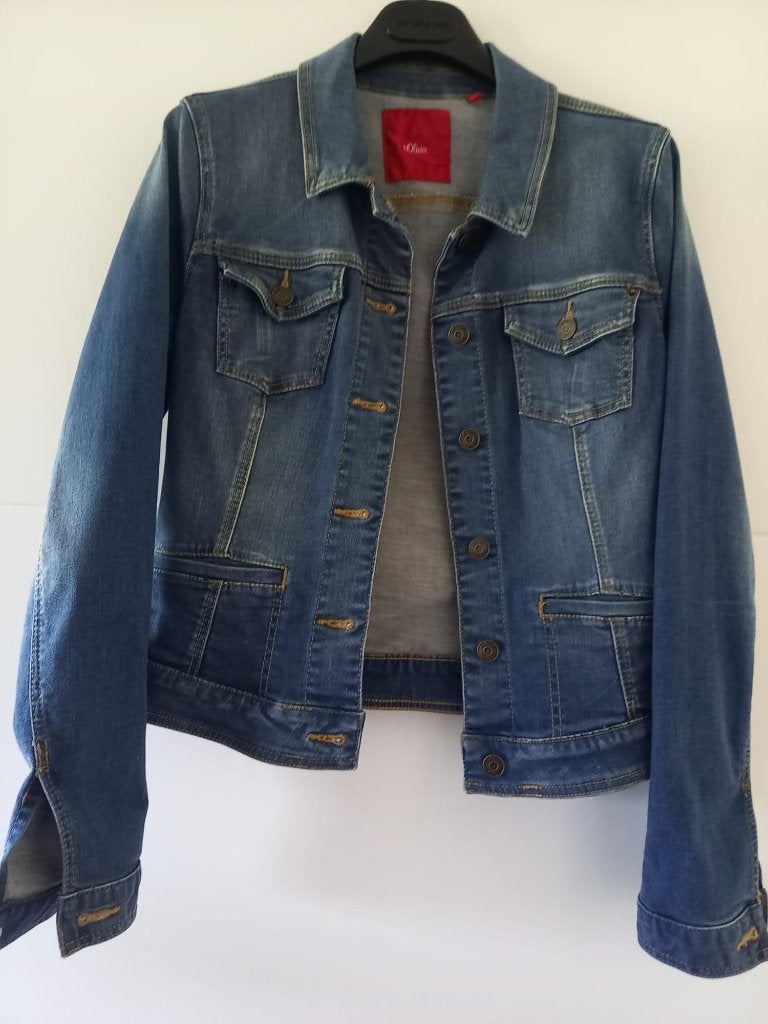 nieuw jeansjasje maat 36, Kleding | Dames, Jassen | Zomer, Ophalen, Blauw, Nieuw, S oliver
