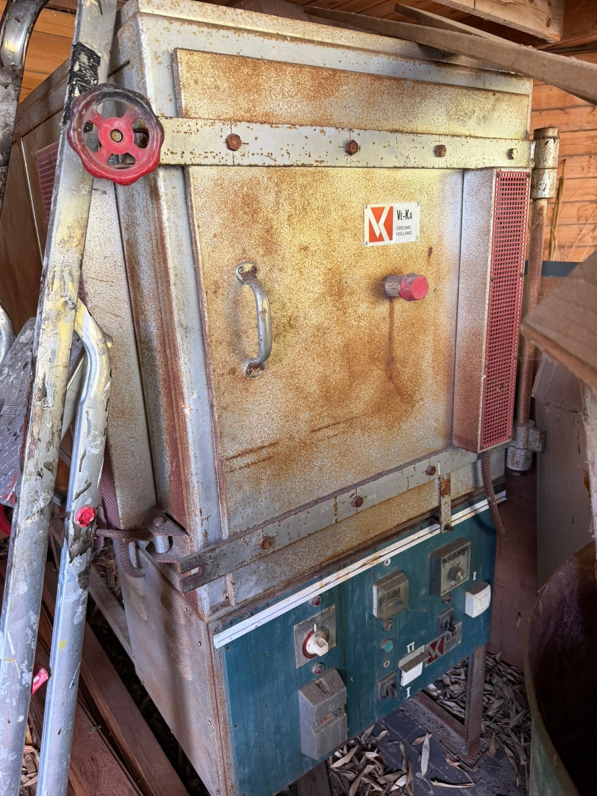 Grote industriële Ve-Ka keramiekoven – 380 V –  413 liter, Ophalen