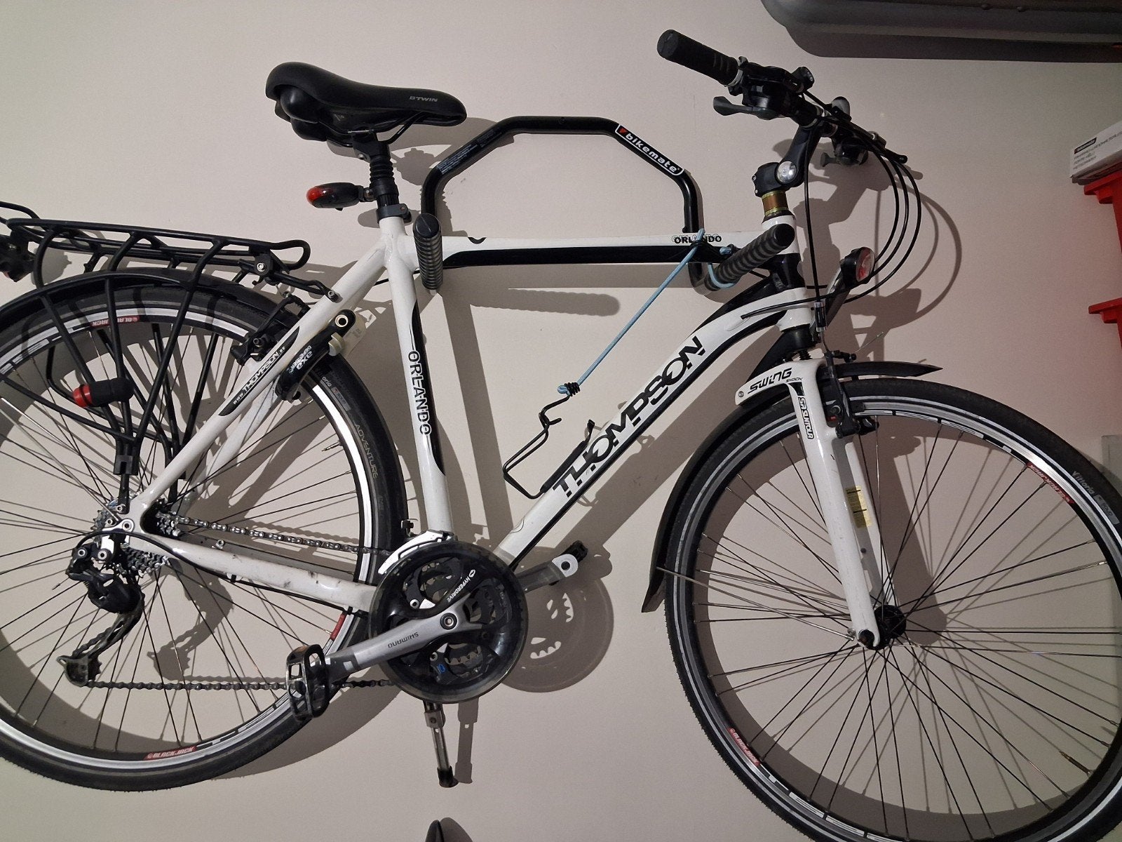 heren fiets wit Thompson, Enlèvement, Utilisé