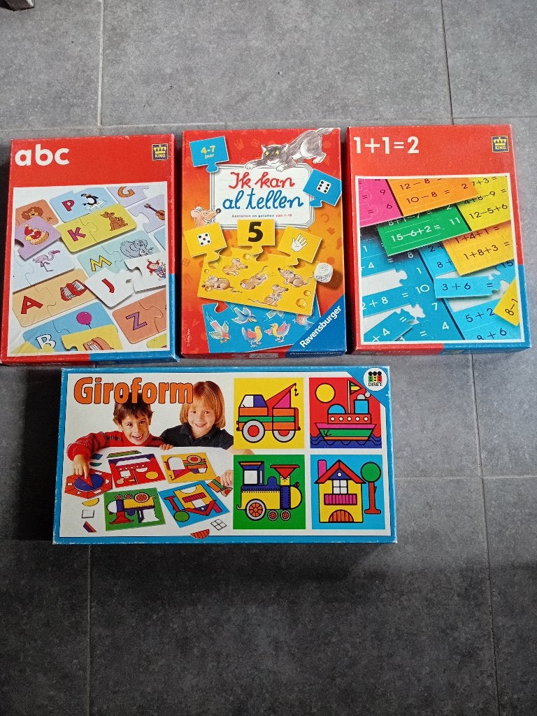 Educatieve spelletjes, Enlèvement, Comme neuf, Puzzles
