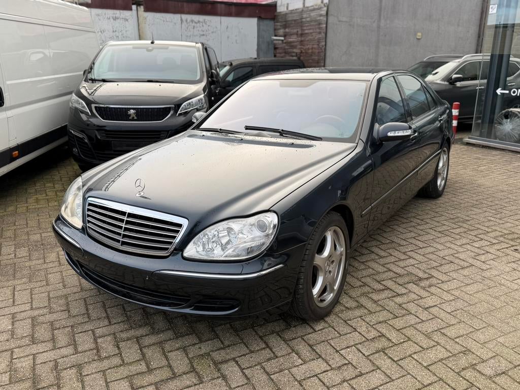 Mercedes-Benz // S320cdi V6 // Lange versie // Full option, Auto's, Automaat, Achterwielaandrijving, Zwart, Blauw