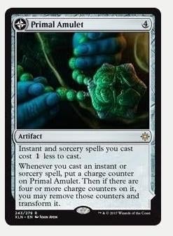 Primal Amulet - XLN - MTG - NM, Ophalen of Verzenden