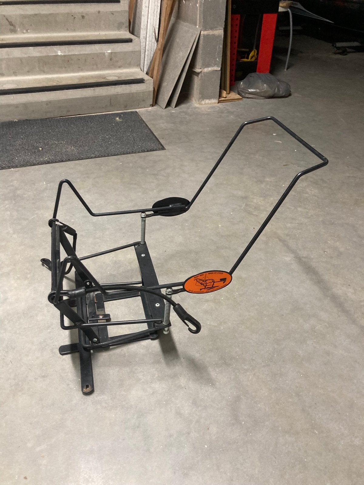 Steco baby-mee maxi cosi houder zwart, Fietsen en Brommers, Ophalen, Gebruikt