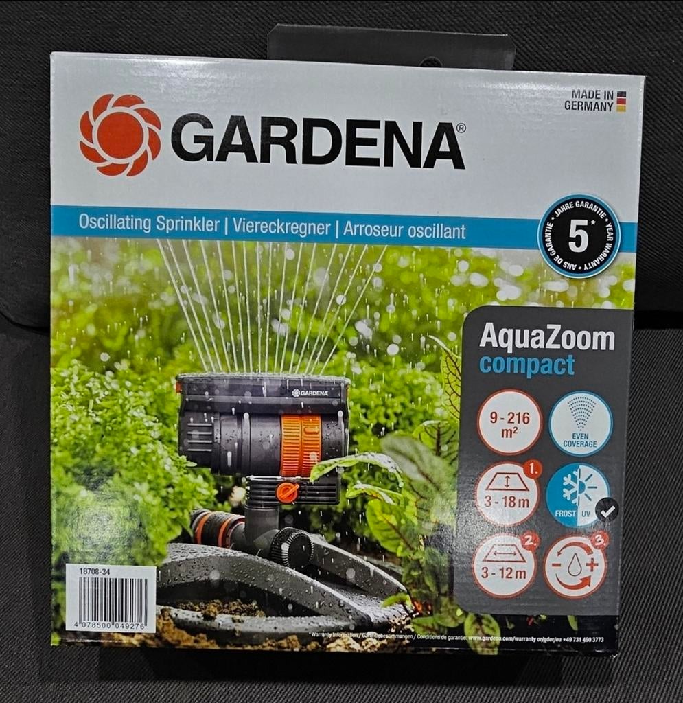 Gardena Zwenksproeier AquaZoom compact, Tuin en Terras, Ophalen, Nieuw, Zwenksproeier
