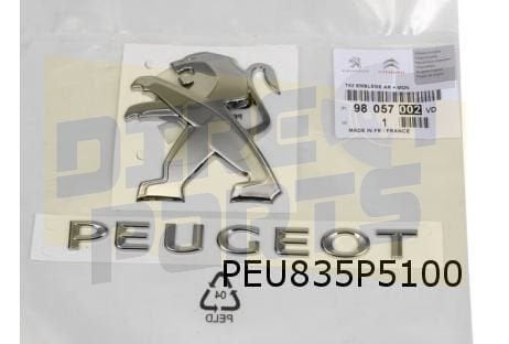 Peugeot 308 embleem logo ''Peugeot'' Origineel! achter 98057, Autos : Pièces & Accessoires, Neuf, -, -, -