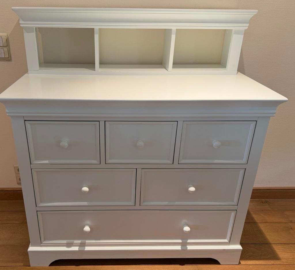 Kidsmill Chateau wit commode en wandrek, Kinderen en Baby's, Ophalen, Commode