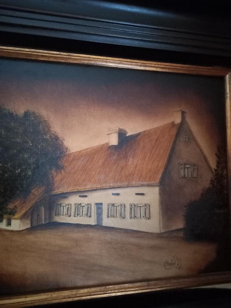 Schilderij Martial Nijs, Antiek en Kunst, Ophalen