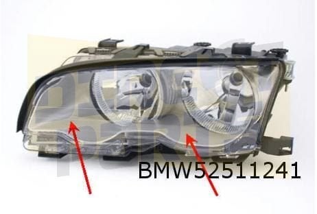 BMW 3-serie Coupe / Cabriolet (9/01-3/03) koplamp Rechts (Ti, Autos : Pièces & Accessoires, Neuf, -, -, Envoi