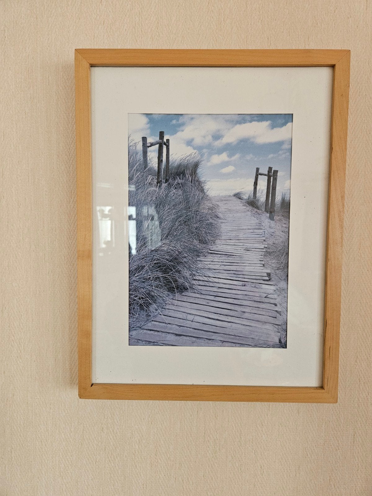 Schilderij kust, Ophalen