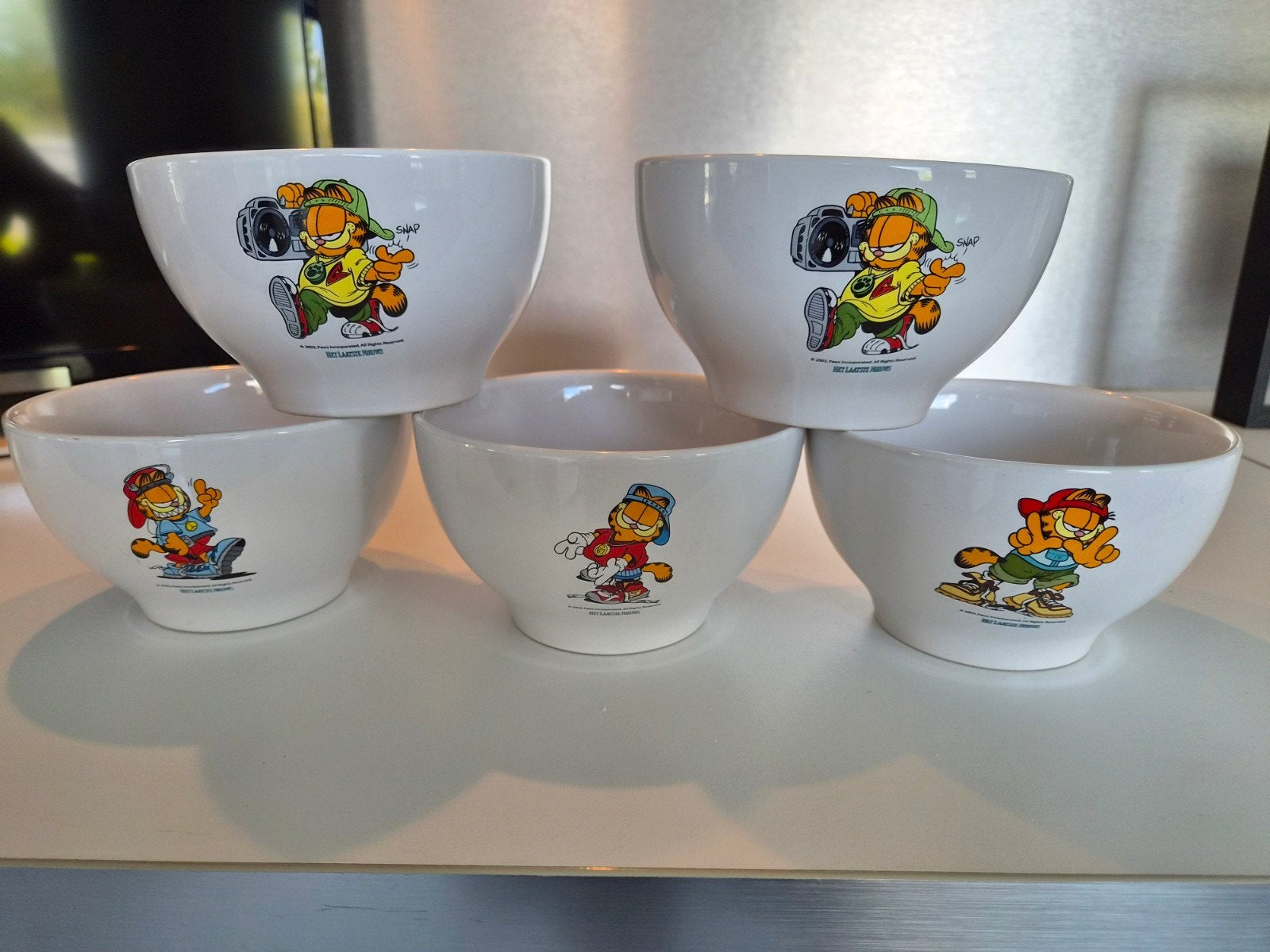 mokken Garfield, Maison & Meubles, Cuisine | Vaisselle, Enlèvement ou Envoi, Mug, Comme neuf, Céramique