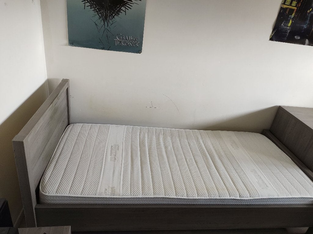 Matras, Huis en Inrichting, Slaapkamer | Matrassen en Bedbodems, Ophalen, Gebruikt, 90 cm, Eenpersoons