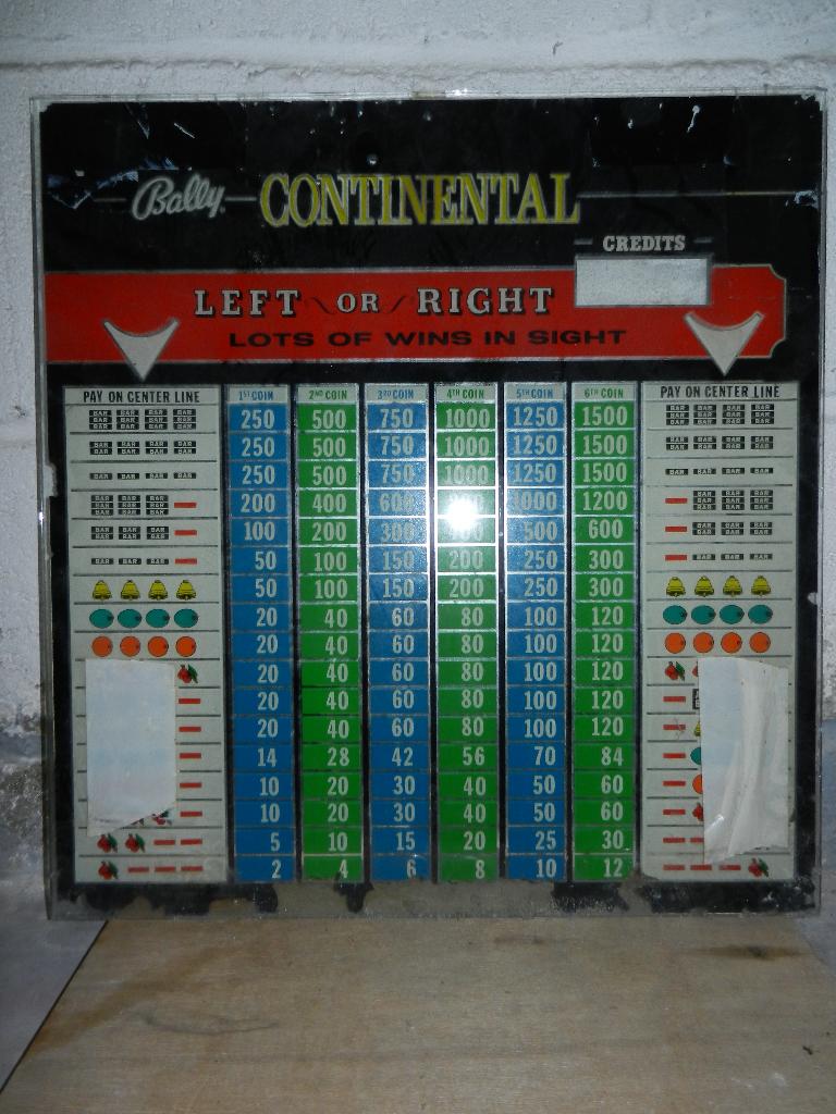 Vitres de bingo et jackpot 80s, Enlèvement