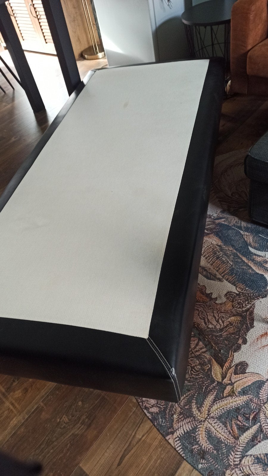 1 peraoons boxspring, Ophalen, Gebruikt, Eenpersoons, 200 cm