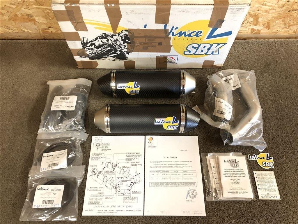 LeoVince SBK Factory uitlaten Yamaha YZF-R1 YZFR1 R1 09-14, Motoren, Verzenden, Nieuw