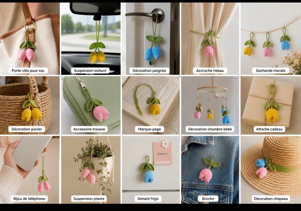 Création au crochet, Enlèvement ou Envoi