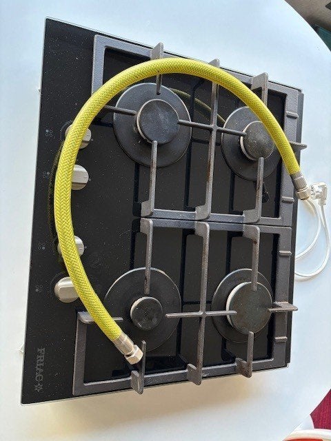 Inbouw gasfornuis, Elektronische apparatuur, Fornuizen, Ophalen, Gebruikt, Minder dan 85 cm, 4 kookzones